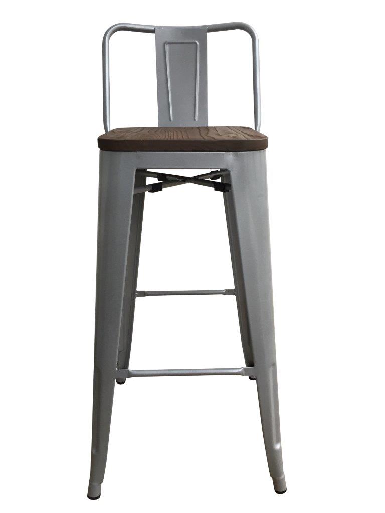 High Chair Silver Grey 1
