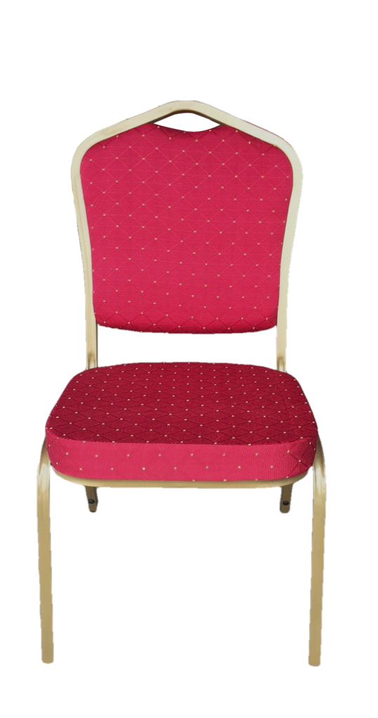 Red Euro Chair (Steel) - Stacking Chairs